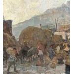 Gaetano Bocchetti, Market with figures - Gaetano Bocchetti