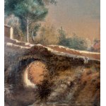 UNIDENTIFIED SIGNATURE, Landscape with a bridge