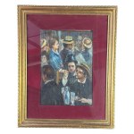 ANONIMO, Figures at a bistro