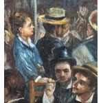 ANONIMO, Figures at a bistro