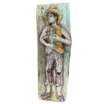 UNIDENTIFIED SIGNATURE, Figure with a bird