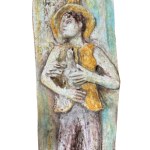 UNIDENTIFIED SIGNATURE, Figure with a bird