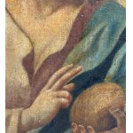 ANONIMO, Religious figure with a skull