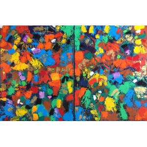 Aleksandra RUSAKOVA (b. 1986), Tropical Garden, diptych, 2025
