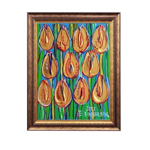 Edward Dwurnik Golden Tulips (2017)