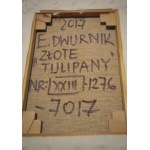 Edward Dwurnik "Golden Tulips" (2017)