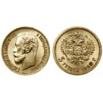 Russia, 5 rubles, 1902 AP, St. Petersburg