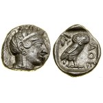 Greece and post-Hellenistic, tetradrachma (imitation of Athenian coinage), (5th-4th century BC)