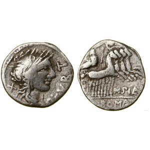 Roman Republic, denarius, (116-115 B.C.), Rome