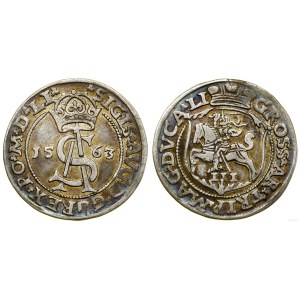 Polska, trojak, 1563, Wilno