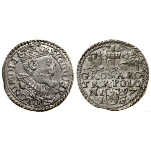 Poľsko, trojak, 1597, Olkusz