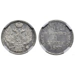 Poland, 15 kopecks = 1 zloty, 1837 MW, Warsaw