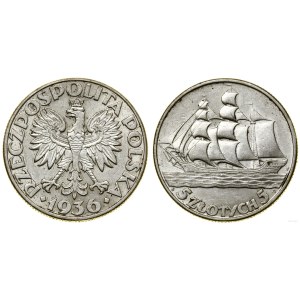 Poland, 5 zloty, 1936, Warsaw