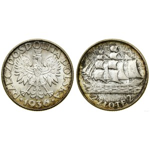 Polonia, 2 zloty, 1936, Varsavia