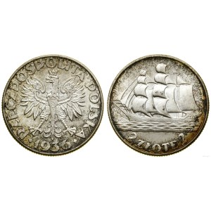 Polska, 2 złote, 1936, Warszawa