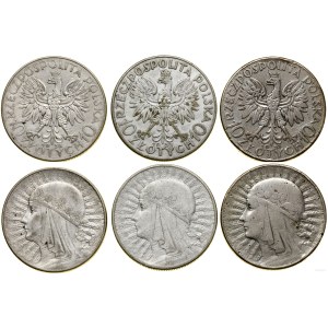 Pologne, set de 3 x 10 zloty