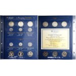 Poland, set of 24 numismatic coins from the series Unknown stamps of proof coins of the Second Republic, 2011