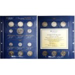 Poland, set of 24 numismatic coins from the series Unknown stamps of proof coins of the Second Republic, 2011