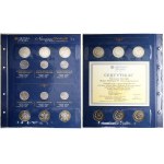 Poland, set of 24 numismatic coins from the series Unknown stamps of proof coins of the Second Republic, 2011