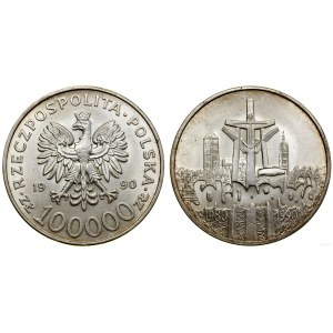 Polska, 100.000 złotych, 1990, USA