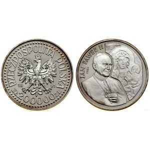 Poland, 200,000 zloty, 1991, Warsaw