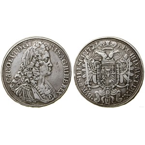 Silesia, thaler, 1721, Wroclaw