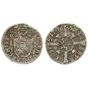 Austria, 1 krajcar, 1706, Salzburg