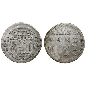 Austria, 4 krajcars (batzen), 1747, Salzburg
