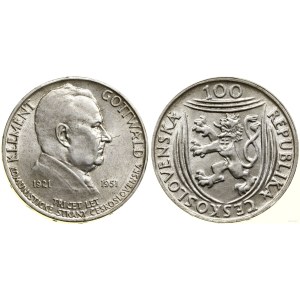 Czechosłowacja, 100 koron, 1951, Kremnica