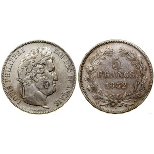 Francia, 5 franchi, 1832 A, Parigi