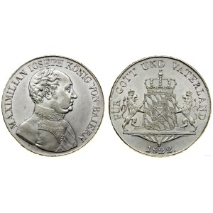 Nemecko, thaler, 1822, Mníchov