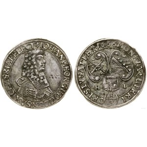Germany, 1/3 thaler, 1666 H- I, Bautzen (Budziszyn)