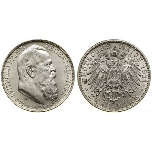 Niemcy, 2 marki, 1911 D, Monachium