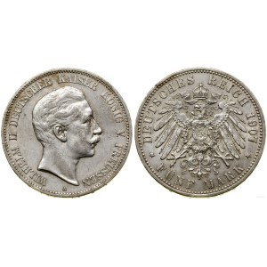 Germany, 5 marks, 1907 A, Berlin