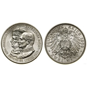 Nemecko, 2 marky, 1909, Muldenhütten