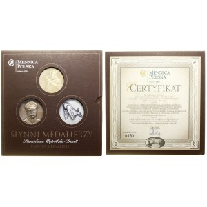 Poland, set of replica numismatic coins designed by Stanisława Wątróbska-Frindt, 2008