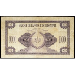 1000 francs type violet 14-12-1942.