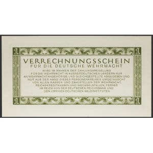 1 reichsmark (Deutsche Wehrmacht) 15 septembre 1944.