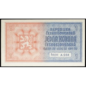 1 koruna ND (1939).