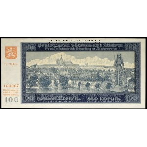 100 korun (SPÉCIMEN) August 20, 1940.
