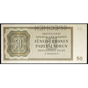 50 korun (SPÉCIMEN) September 25, 1944.