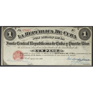 1 peso August 17, 1869.