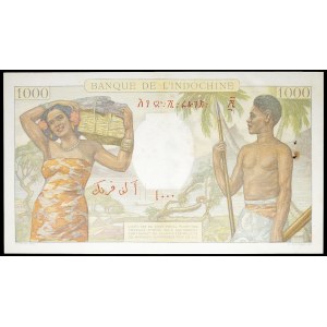 1000 francs - Banque de l’Indochine ND (1938).
