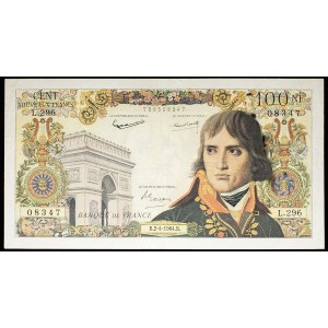 100 nowych franków typu Napoléon Bonaparte 2-4-1964.