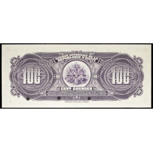100 gourdes (SPÉCIMEN) ND (1964).