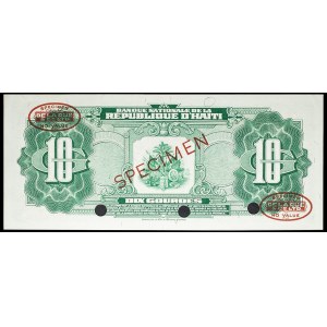 10 gourdes (SPÉCIMEN) ND (1967).
