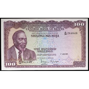 100 shillings July 1, 1972.