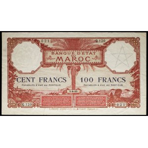 100 francs 1-8-1925.