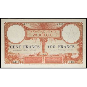 100 francs 1-4-1926.
