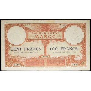 100 francs 1-4-1926.